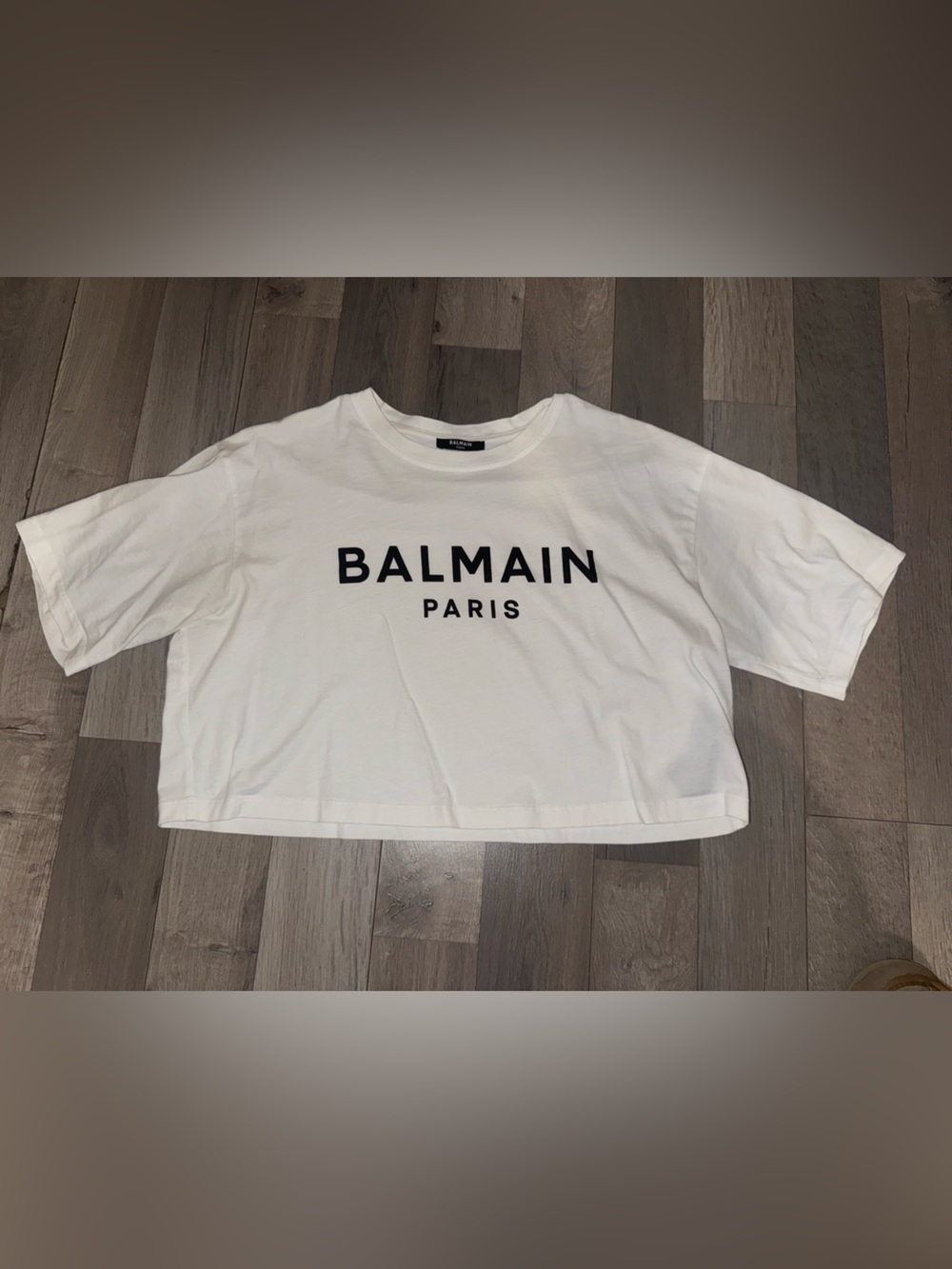 BALMAIN (Women’s) cropped T-shirt